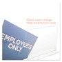 deflecto Classic Image Double-Sided Sign Holder, 11 x 8.5 Insert, Clear (DEF69301) View Product Image