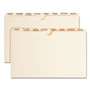 Smead Replacement Pressboard Mortgage File Dividers, Punched for K-Style Fasteners, Legal Size, Manila, 8 Dividers/Set, 12 Sets/Box