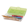 Storex Pencil Box, 8.38 x 5.63 x 2.5, Randomly Assorted Colors (STX61605U12C) View Product Image