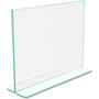 deflecto Superior Image Premium Green Edge Sign Holders, 11 x 8.5 Insert, Clear/Green (DEF5991890) View Product Image