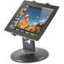 Kantek Stand for 7" to 10" Tablets, Swivel Base, Plastic, Black