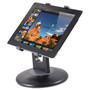 Kantek Stand for 7" to 10" Tablets, Swivel Base, Plastic, Black
