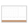 U Brands 4N1 Magnetic Dry Erase Combo Board, 35 x 23, Tan/White Surface, Silver Aluminum Frame (UBR3891U0001) View Product Image