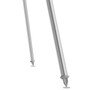 Quartet Aluminum Heavy-Duty Display Easel, 38" to 66" High, Aluminum, Silver