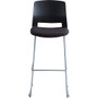 Lorell Arctic Series Bar Stools - Black Seat Color - Fabric, Foam Seat Material - Black Back Color