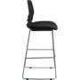 Lorell Arctic Series Bar Stools - Black Seat Color - Fabric, Foam Seat Material - Black Back Color