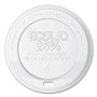 Eco-Products EcoLid 25% Recycled Content Hot Cup Lid, Fits 10 oz to 20 oz Hot Cups, Plastic, White, 100/Pack, 10 Packs/Carton