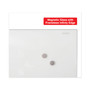 Universal Frameless Magnetic Glass Marker Board, 36 x 24, White Surface (UNV43202) View Product Image