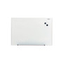 Universal Frameless Magnetic Glass Marker Board, 36 x 24, White Surface (UNV43202) View Product Image