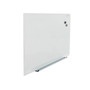 Universal Frameless Magnetic Glass Marker Board, 36" x 24", Translucent Frost Surface