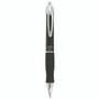 Zebra Sarasa Dry X10 Gel Pen, Retractable, Medium 0.7 mm, Black Ink, Black/Silver Barrel, 12/Pack