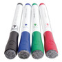 U Brands Medium Point Low-Odor Dry-Erase Markers with Erasers, Medium Bullet Tip, Assorted Colors, 12/Pack