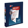 Avery Heavy-Duty View Binder with DuraHinge and One Touch EZD Rings, 3 Rings, 1" Capacity, 11 x 8.5, Navy Blue