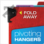 Pendaflex 1/3 Tab Cut Letter Recycled Hanging Folder - 8 1/2" x 11" - 2" Expansion - 1" Fastener Capacity - Top Tab Location - 20 pt.