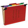 Pendaflex 1/3 Tab Cut Letter Recycled Hanging Folder - 8 1/2" x 11" - 2" Expansion - 1" Fastener Capacity - Top Tab Location - 20 pt.