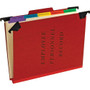 Pendaflex 1/3 Tab Cut Letter Recycled Hanging Folder - 8 1/2" x 11" - 2" Expansion - 1" Fastener Capacity - Top Tab Location - 20 pt.