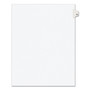 Avery Preprinted Legal Exhibit Side Tab Index Dividers, Avery Style, 10-Tab, 52, 11 x 8.5, White, 25/Pack, (1052) View Product Image