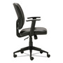 Alera Everyday Task Office Chair, Bonded Leather Seat/Back, Supports Up to 275 lb, 17.6" to 21.5" Seat Height, Black (ALETE4819) View Product Image