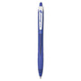 Pilot RexGrip BeGreen Ballpoint Pen, Retractable, Medium 1 mm, Blue Ink, Translucent Blue Barrel, Dozen (PIL32371) View Product Image