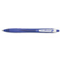 Pilot RexGrip BeGreen Ballpoint Pen, Retractable, Medium 1 mm, Blue Ink, Translucent Blue Barrel, Dozen (PIL32371) View Product Image