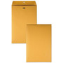 Quality Park Clasp Envelope, 28 lb Bond Weight Kraft, #98, Square Flap, Clasp/Gummed Closure, 10 x 15, Brown Kraft, 100/Box