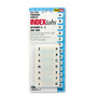 Redi-Tag Permanent Alphabetical Tab Indexes - 104 Printed Tab(s) - Character - A-Z - 1" Tab Height x 0.43" Tab Width - Self-adhesive, Permanent