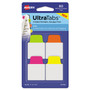Avery Ultra Tabs Repositionable Tabs, Mini Tabs: 1" x 1.5", 1/5-Cut, Assorted Neon Colors, 80/Pack