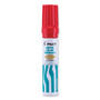 Pilot Jumbo Refillable Permanent Marker, Broad Chisel Tip, Red