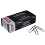 ACCO Premium Heavy-Gauge Wire Paper Clips, Jumbo, Nonskid, Silver, 100 Clips/Box, 10 Boxes/Pack