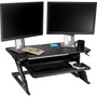 3M Precision Standing Desk, 35.4" x 22.2" x 6.2" to 20", Black