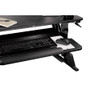 3M Precision Standing Desk, 35.4" x 22.2" x 6.2" to 20", Black