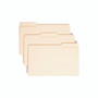 Smead Manila File Folders, 1/3-Cut Tabs: Assorted, Legal Size, 0.75" Expansion, Manila, 100/Box