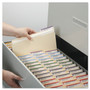 Smead Manila File Folders, 1/3-Cut Tabs: Assorted, Legal Size, 0.75" Expansion, Manila, 100/Box