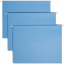 Smead Colored Hanging File Folders with 1/5 Cut Tabs, Letter Size, 1/5-Cut Tabs, Blue, 25/Box