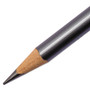 Prismacolor EBONY Sketching Pencil, 4 mm, 2B, Jet Black Lead, Black Matte Barrel, Dozen (SAN14420) View Product Image