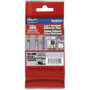 P-touch Extra-Strength Adhesive 3/4" Laminated Tape - x 45/64" Width - Permanent Adhesive - Thermal Transfer - Black - Laminated