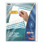 Avery Print and Apply Index Maker Clear Label Dividers, Copiers, 5-Tab, 11 x 8.5, White, 5 Sets