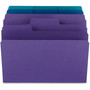 Smead SuperTab Organizer Folder, 1/3-Cut Tabs: Assorted, Letter Size, 0.75" Expansion, Assorted Colors, 3/Pack