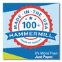 Hammermill Premium Color Copy Print Paper, 100 Bright, 28 lb Bond Weight, 8.5 x 11, Photo White, 500 Sheets/Ream, 5 Reams/Carton (HAM102450) View Product Image