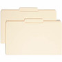 Smead 1/3 Tab Cut Legal Recycled Top Tab File Folder - 8 1/2" x 14" - 3/4" Expansion - Top Tab Location - Center Tab Position - 11 pt. - (SMD15336)