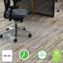 deflecto All Day Use Chair Mat - Hard Floors, 46 x 60, Rectangle, Clear