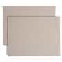 Smead TUFF 1/3 Tab Cut Legal Recycled Hanging Folder - 8 1/2" x 14" - 4" Expansion - Top Tab Location - Assorted Tab Position - Steel Gray
