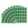 Smead AlphaZ Color-Coded Second Letter Alphabetical Labels, C, 1 x 1.63, Dark Green, 10/Sheet, 10 Sheets/Pack
