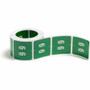 Smead DCC Color-Coded Numeric Labels - 6 - x 1 1/2" Width x 1 1/2" Length - Green - Laminated