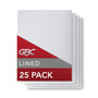 GBC Design View Poly Presentation Covers for Binding Systems, Clear Lined, 11 x 8.5, Unpunched, 25/Pack (GBC2514496) View Product Image
