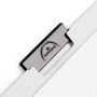 Durable DuraClip Report Cover, Clip Fastener, 8.5 x 11, Holds 60 Sheets, Clear/Black, 25/Box