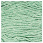 Boardwalk Super Loop Wet Mop Head, Cotton/Synthetic Fiber, 5" Headband, Medium Size, Green (BWK502GNEA) View Product Image