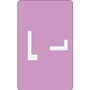Smead AlphaZ Color-Coded Second Letter Alphabetical Labels, L, 1 x 1.63, Lavender, 10/Sheet, 10 Sheets/Pack