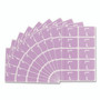 Smead AlphaZ Color-Coded Second Letter Alphabetical Labels, L, 1 x 1.63, Lavender, 10/Sheet, 10 Sheets/Pack