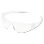 MCR Safety Checkmate Wraparound Safety Glasses, CLR Polycarbonate Frame, Coated Clear Lens, 12/Box (CRWCK110BX) View Product Image